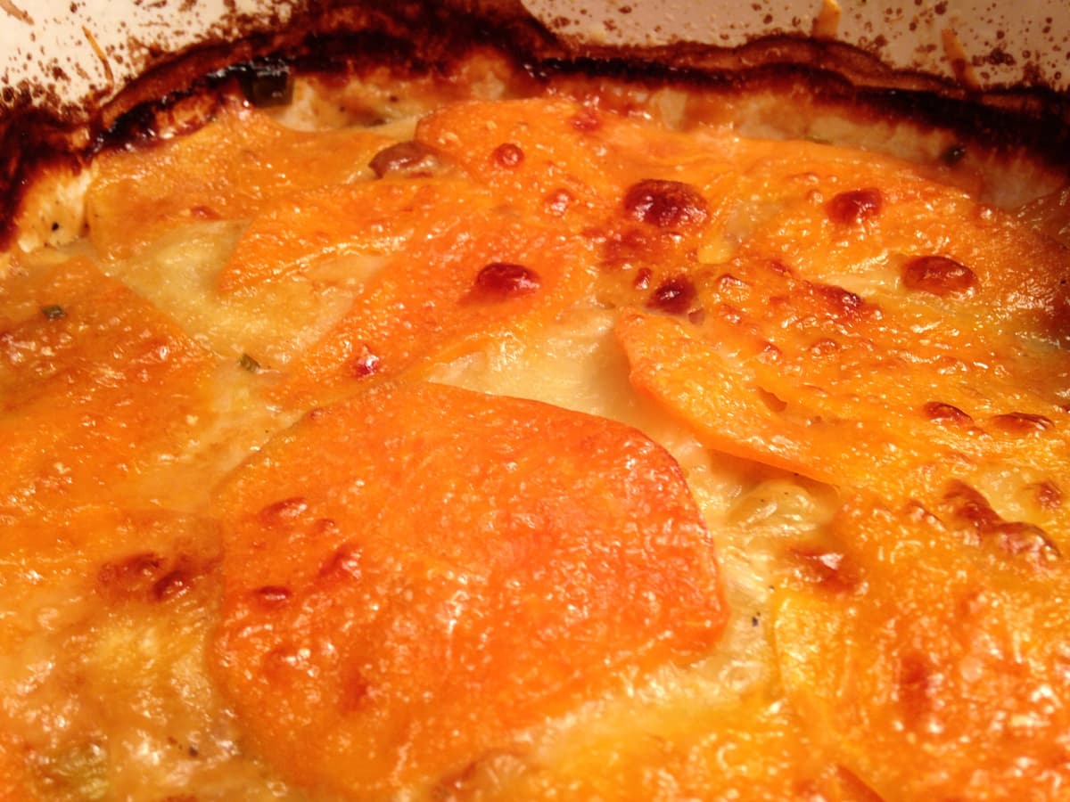 Turnip the Heat: Thanksgiving Gratin with Root Vegetables &amp; Chanterelles