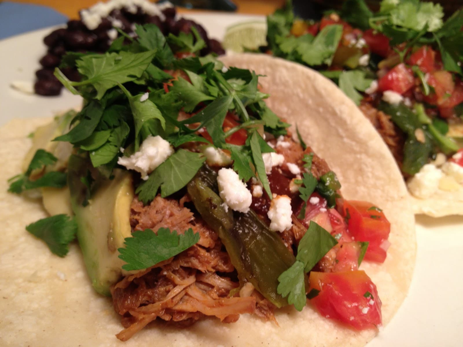 This Ain't Our First Fiesta - Slow Cooked Carnitas with Ancho Chile Sauce