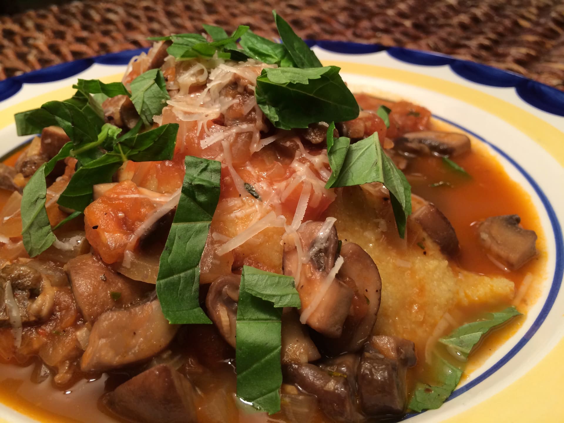 Mario's Polenta con Funghi